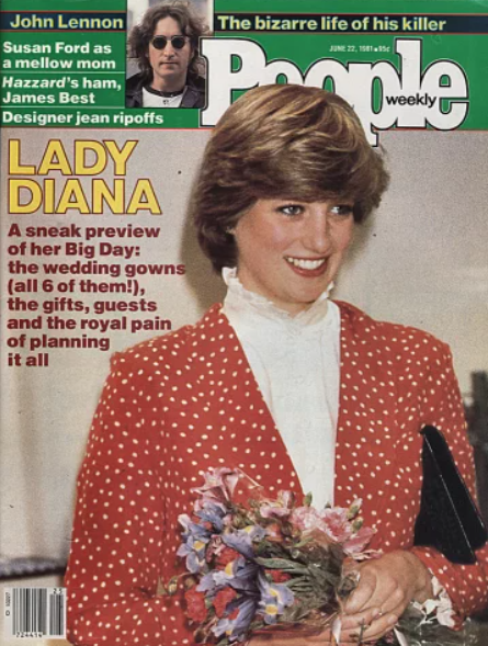 1981 Princess Di on cover of People mag